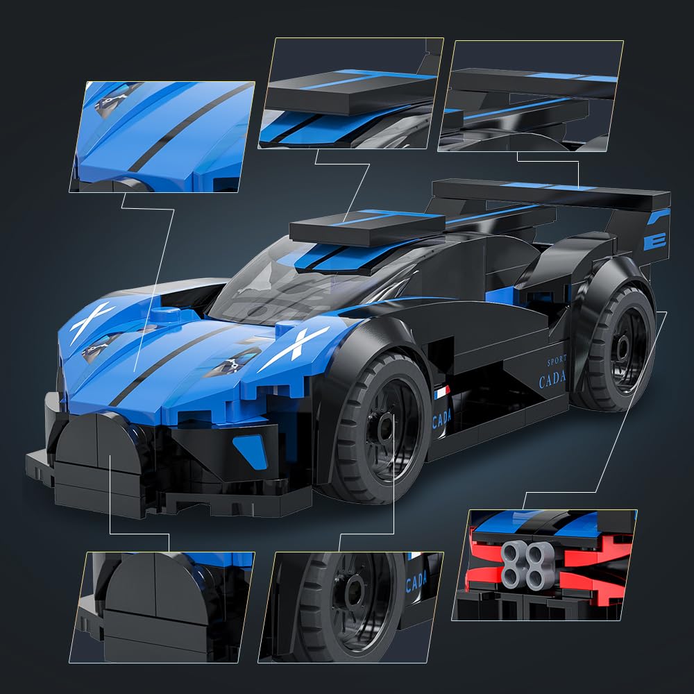 Amazon.com: CaDA C55055W Bluefire Specter Building Block Racing